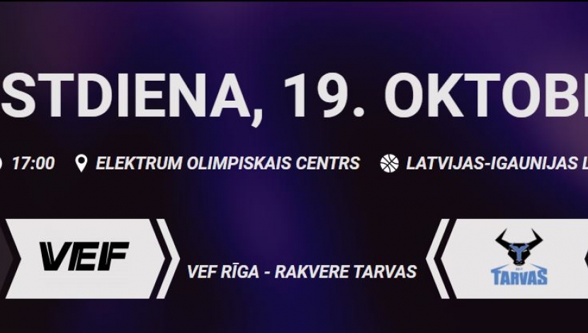 VEF Rīga vs  Tarvas