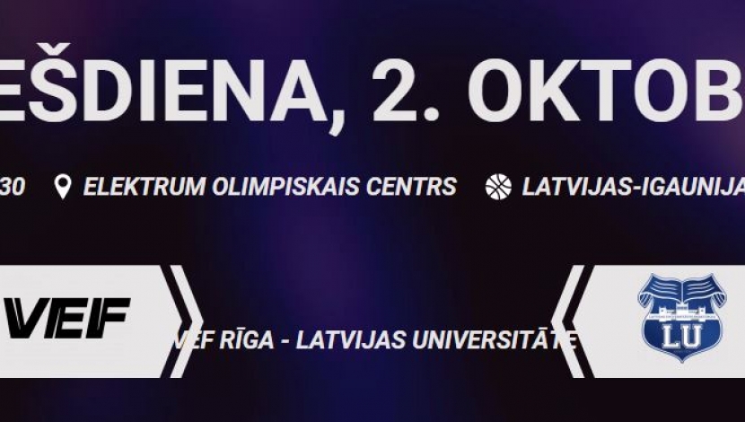 VEF Rīga vs Latvijas Universitāte